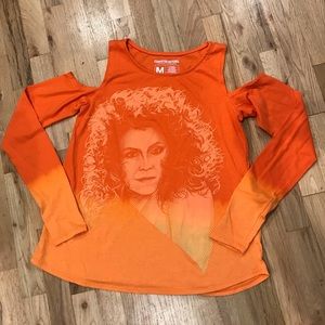 Ghostbusters Lootwear Shirt Orange Shoulder Cutout